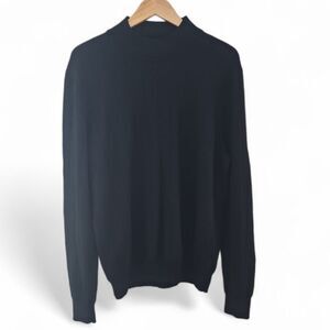 Jos. A. Bank Traveler 100% Merino Wool Sweater Sz XXL Black Business Casual